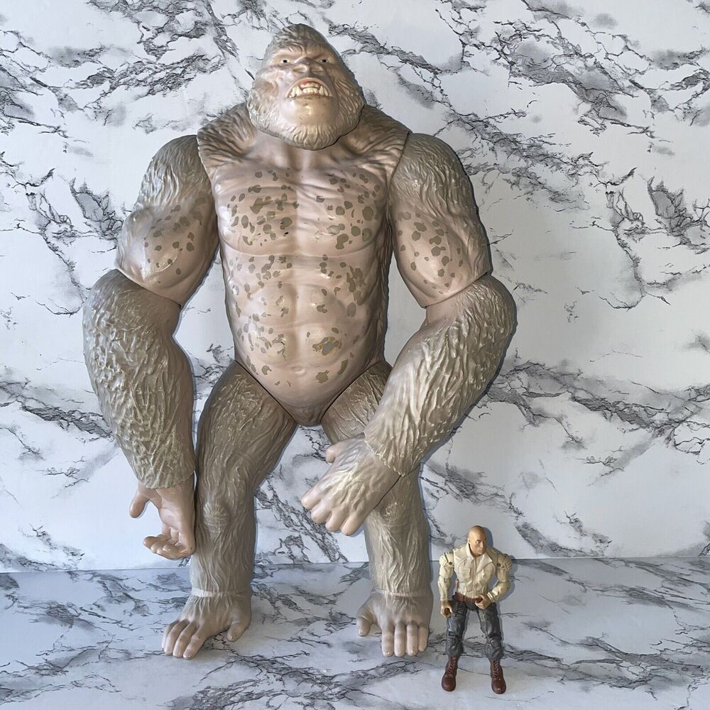RAMPAGE the MOVIE MEGA GEORGE 16" Dwayne Rock Johnson Exclusive Action Figure